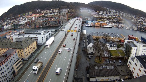 Bergen Puddefjord Bridge webcam
