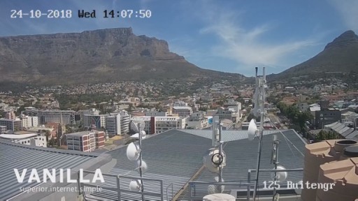 Cape Town Table Mountain webcam 3