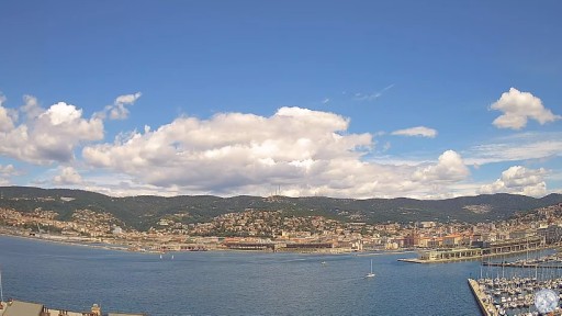 Camara en vivo del puerto de Trieste