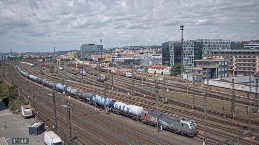 Prague Praha-Liben Railway Station webcam