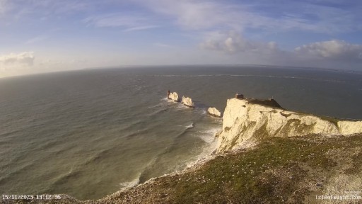 Isle of Wight Needles Lighthouse webcam