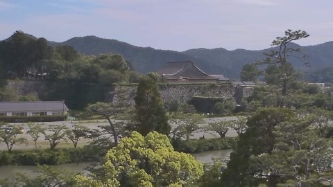 Camara en vivo del castillo Sasayama