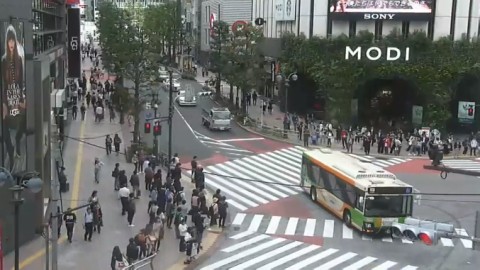 Shibuya Koen-dori Street webcam