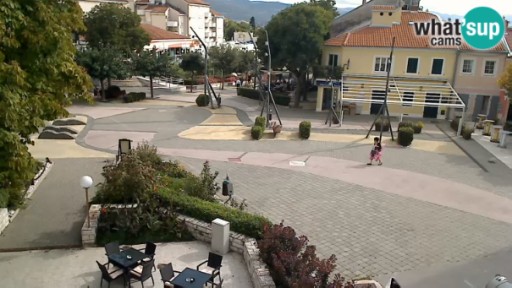 Novi Vinodolski Main street Hrvatskih Branitelja webcam