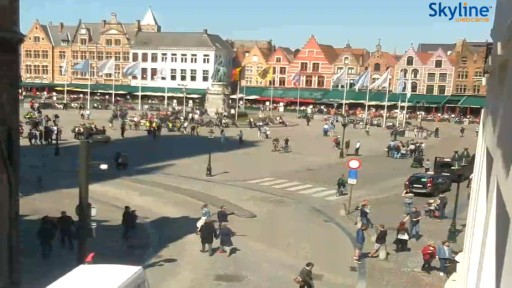 Bruges Market Square webcam