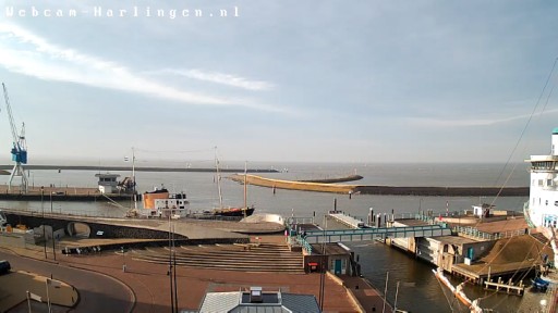 Puerto de Harlingen (Frisia) en vivo