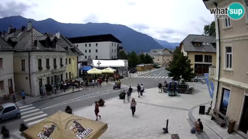 Bovec Main Square webcam