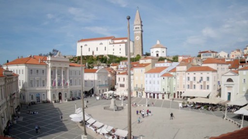 Piran Tartini Square webcam