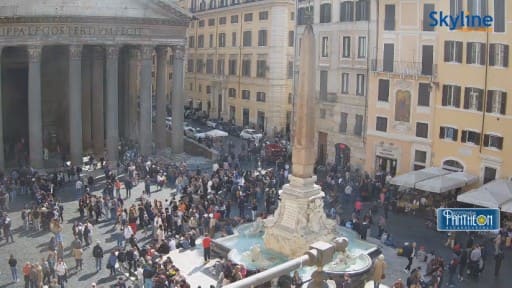 Rome - Pantheon Webcam