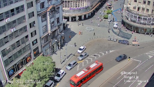 Belgrade City Centre webcam