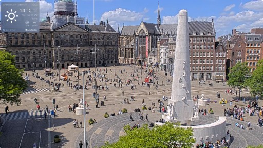 Amsterdam Dam Square webcam