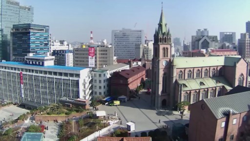 Seoul - Myeongdong Cathedral Webcam