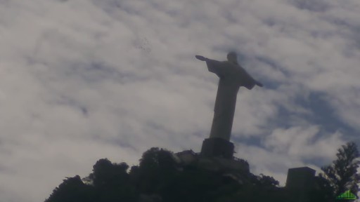 リオデジャネイロ コルコバードのキリスト像のライブカメラ