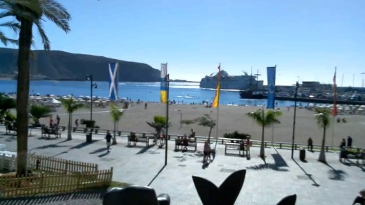 Tenerife en vivo Playa de Los Cristianos