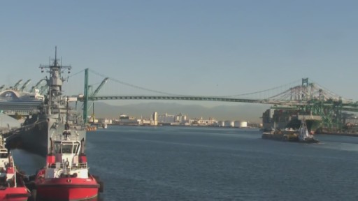 Port of Los Angeles webcam