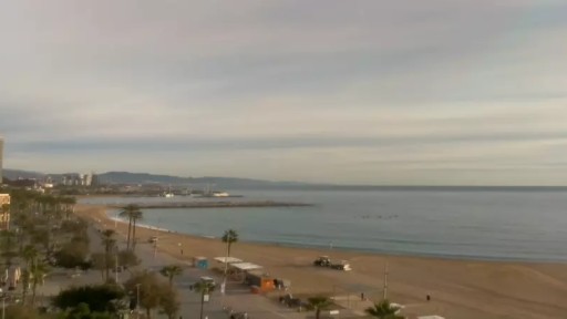 Barcelona Sant Sebastia Beach  webcam