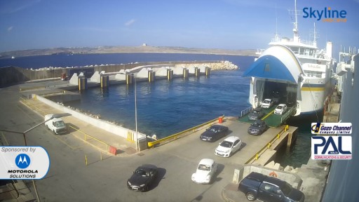 Cirkewwa Ferry Terminal Webcam