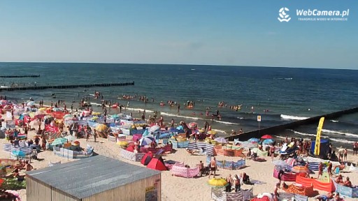 Playa de Ustronie Morskie en vivo