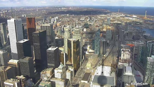 Toronto from the CN Tower webcam