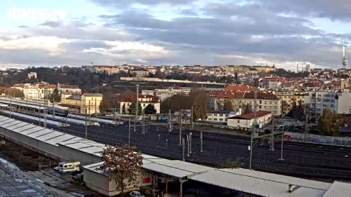 Prague Praha-Vrsovice Railway Station webcam