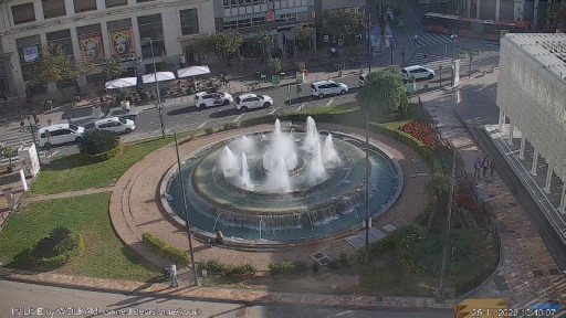 Valencia - Plaza of the City Hall  Webcam