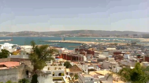 Camara en vivo de la bahia de Tanger