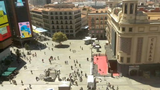 Madrid - Plaza del Callao Webcam