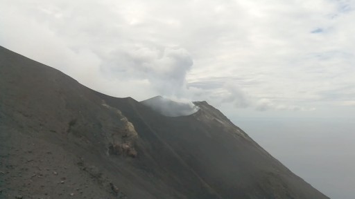 Camara en vivo del volcan de Stromboli
