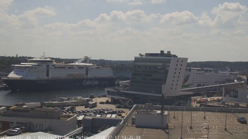 Camara en vivo del puerto de Kiel