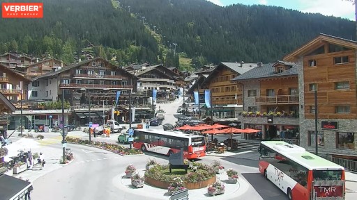 Verbier - Place Central Webcam