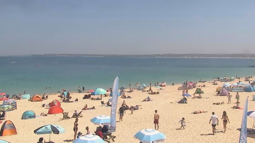 Bahia de Carbis en vivo Playa Porthminster 