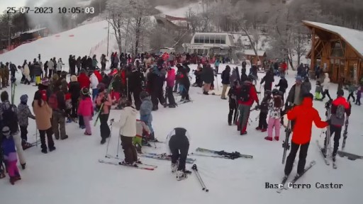 Camara en vivo del centro de Esqui Cerro Castor