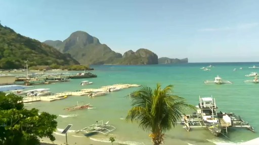 Camara en vivo de la playa de El Nido