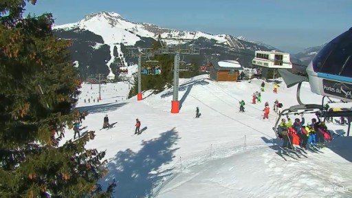 Camara en vivo de la estacion de Esqui de Les Gets