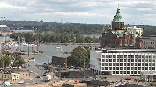 ヘルシンキ港のライブカメラ