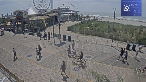 Atlantic City Boardwalk webcam