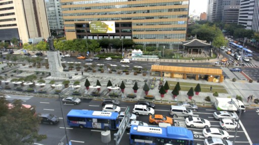 Seoul Gwanghwamun Square webcam 2