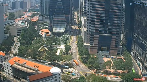 シンガポール ダウンタウンのライブカメラ