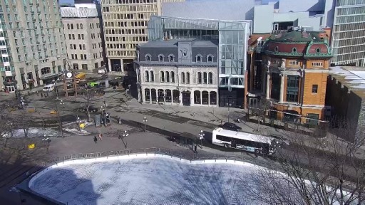 Quebec City - Place D'Youville Webcam