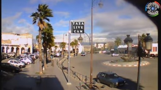 Taza Moulay Hassan Square webcam