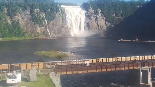 Quebec City Montmorency Falls webcam
