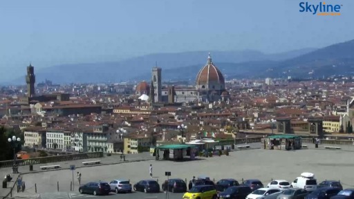 Perenne cada vez director Florence - Michelangelo Square Webcam