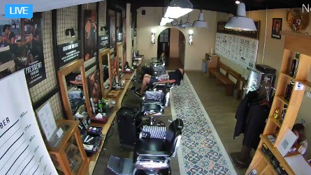 Bali Barbershop webcam