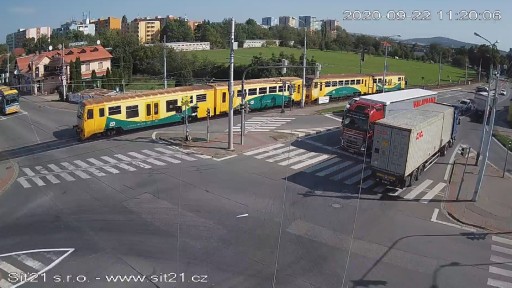 Otrokovice Kvítkovice Intersection webcam