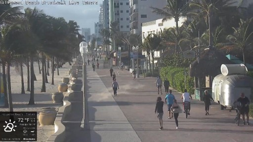 Camara en vivo de hollywood Beach