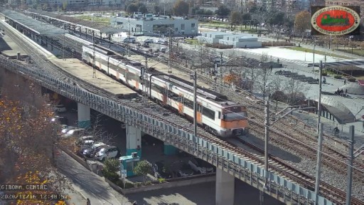 ジローナ駅のライブカメラ