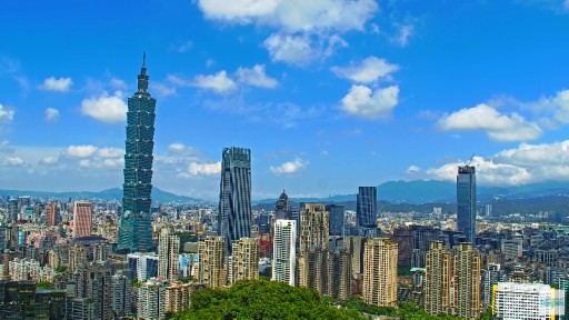 Taipei from Xiangshan webcam