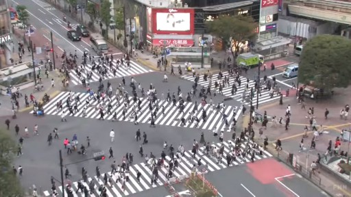 Tokio Shibuya en vivo - Cruce