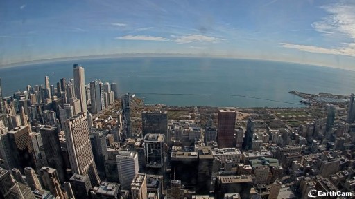 Chicago from Willis Tower webcam