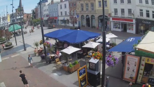 Hereford High Town webcam